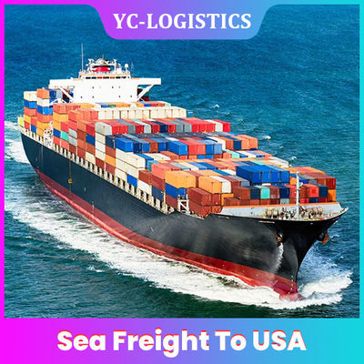 Tuesday Departure LCL Shipment Sea Freight To USA 30 To 35 Days