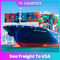 7 To 14 Days DDP International DDU Sea Freight To USA Low Insurance Rates